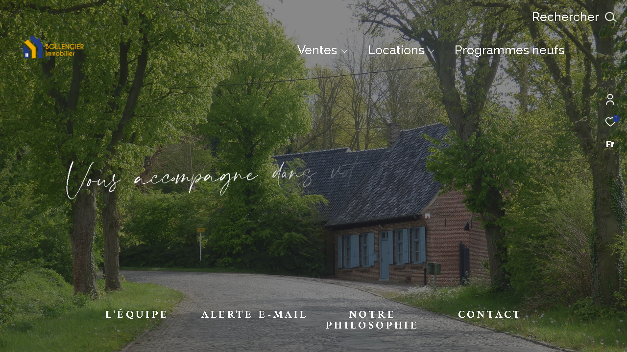 Capture d'écran de http://www.bollengierimmo.com/ 